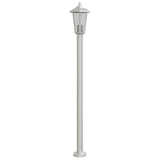 ZNTS Outdoor Floor Lamp Silver 120 cm Stainless Steel 4006383