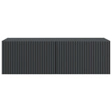 Wall-Mounted TV Cabinet Black 98 x 41 x 30 cm Engineered Wood 898526