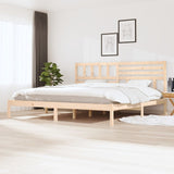 Bed Frame without Mattress 180x200 cm Super King Solid Wood Pine 3101038