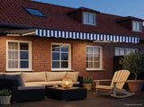 Manual Awning Frame with LEDs 3 x 2 m Polyester with PU coating 3420743