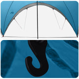 Party Tent Blue 400 x 400 x 320 cm Polyester and Steel 42028616