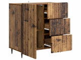 Sideboard Old Wood 66 x 34.5 x 91.5 cm Engineered Wood 894403