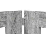 Dog Gate with Stands 2 pcs Grey Sonoma 100 x 60 cm 892112
