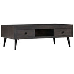 ZNTS Coffee Table Solid Mango Wood 100x60x35 cm 245913