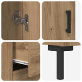 Highboard 2 pcs Artisan Oak 69.5 x 34 x 180 cm Engineered Wood 3415990