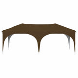 Pop-up Party Tent 575 x 288 x 245 cm Taupe Oxford Fabric 42019883
