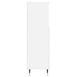 Bathroom Cabinet White 30x30x100 cm Engineered Wood 831548