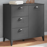 Sideboard VIKEN Anthracite Grey 80x40x80 cm Engineered Wood 374940