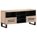 TV Cabinet 100x34x46 cm Solid Wood Mango 377527
