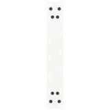 Coffee Table Legs U-Shaped 2 pcs White 40x cm Steel 4013133