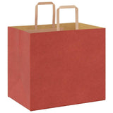 Paper Bags 250 pcs with Handles Red 32x22x28 cm 4101988