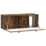 Wall-Mounted TV Cabinet Smoked Oak 78.5 x 31 x 30 cm 898040