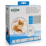 ZNTS PetSafe Magnetic 4-Way Cat Flap Deluxe 400 White 411383