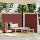 Retractable Side Awning Brown 140x600 cm 48457