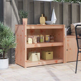 Kitchen Cabinet with Shelf MEPPEL Brown Oak 106 x 55 x 92 cm 868164