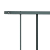 Fence Panel Woerden Powder-coated Steel 1.7x0.75 m Anthracite 145221