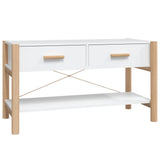 TV Cabinet White 82x38x45 cm Engineered Wood 345660