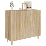 ZNTS Sideboard Sonoma Oak 90x34x80 cm Engineered Wood 812495