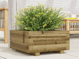 Garden Planter 40x40x26.5 cm Impregnated Wood Pine 847292