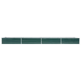 Raised Bed Green Galvanised steel 600x80x45 cm Raised Bed 47073