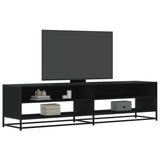 TV Cabinet Black 180.5x40x46 cm Engineered Wood 3300800