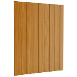 Roof Panel 12 pcs Natural 60 x 45 cm Galvanised steel 42047107