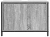 Bathroom Basin Cabinet Grey Sonoma 60x34.5x60 cm 861895