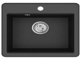 Sink Black 470 x 440 mm Granite 42028404