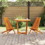 Chair 2 pcs Brown 69 x 56 x 84 cm Solid Acacia Wood 4103891