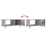 ZNTS Coffee Table Concrete Grey 90x50x40 cm Engineered Wood 829504