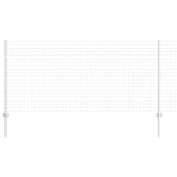 Fence and Post Silver 1 x 10 m Steel 3336147