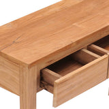 Console Table 110x35x75 cm Solid Teak Wood 287229