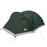 Cabin Tent with Roof Army green 6-Person Polyester and Steel 42028586
