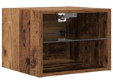 TV Wall Unit Wall-mounted 6 pcs Old Wood Engineered Wood 3402929