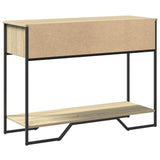 Console Table Sonoma Oak 100x35x74.5 cm Engineered Wood 848530