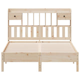 Bookcase Bed without Mattress 140x200 cm Solid Wood Pine 3322909