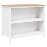 Kitchen Islands HILL White 112 x 66 x 90 cm Solid Pine Wood 42025036