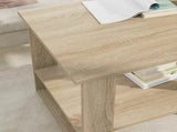 Coffee Table Sonoma Oak 72 x 50 x 50 cm Engineered Wood 8000190