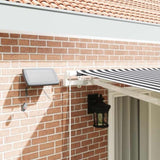 Manual Retractable Awning with LED Anthracite&White 400x300 cm 3215784