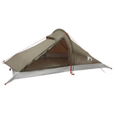 Backpacking Tent Brown and Grey 4-Person 42019366