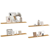 Wall Shelf 4 pcs Beige 115 x 9 x 3 cm Engineered Wood 42020040