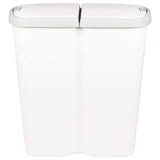 Garbage Bin White 48.5 x 28 x 51 cm PP 42033395