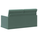 2 Seater Sofa Sea Green 150 x 81 x 82 cm Velvet 42041098