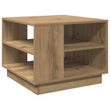 Coffee Table Artisan Oak 55x55x42 cm Engineered Wood 856803