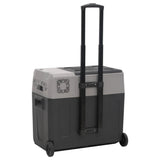 Cool Box with Wheel and Adapter Black&Grey 40 L Polypropylene 3154651