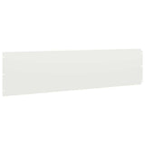 Lawn Edgings 20 pcs White 25x103 cm Cold-rolled Steel 860173