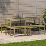 Picnic Table 160x134x75 cm Impregnated Wood Pine 832566