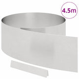 Lawn Edging 450 x 25 cm Stainless Steel Silver 868034