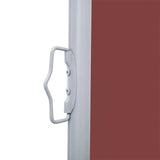 Patio Retractable Side Awning 170x1200 cm Brown 313396