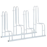Bicycle Stand for 4 Bikes Floor Freestanding Galvanised Steel 4005570